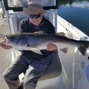 Trophy Striper Catch