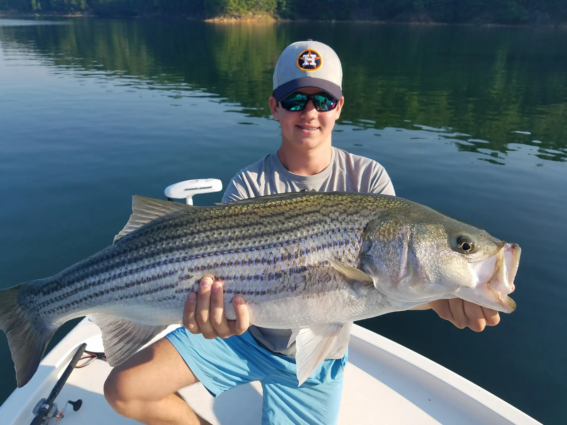Fishing on Carters Lake